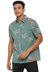 American Eagle Men's Regular Fit Shirt (WEC0156038395_Green