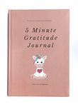 5 Minute Gratitude Journal - Self Help Personality Development Book, a Quick Moments of Thankfulness, and Your Daily Dose of Gratitude (Pink)