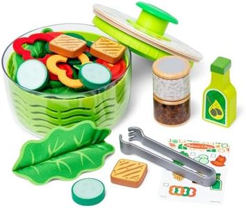 Melissa & Doug Salad Spinner Play Set, Pretend Play Food for Boys and Girls Ages 3+