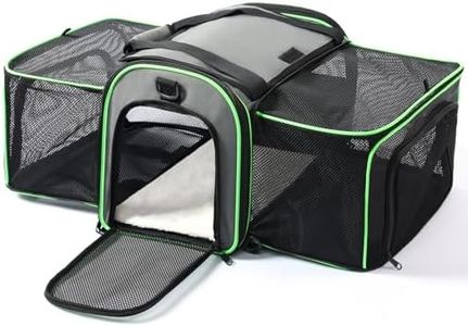 Gardner Pet Large Expandable Cat Carrier (20.5x13.4x13.4 in)