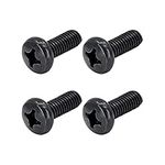 Black License Plate Screws for Lexu