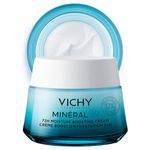 Vichy Minéral 89 Face Moisturizer, 72H Moisture Boosting Fragrance Free Cream for Normal-Dry Skin, with Hyaluronic Acid, Niacinamide, Vitamin E and Squalane, Recommended by Dermatologists, 50ml