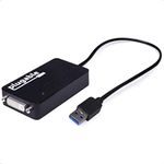 Plugable USB 3.0 to DVI/VGA/HDMI Video Graphics Adapter for Multiple Monitors up to 2048x1152 Supports Windows 11, 10, 8.1, 7, XP, and Mac 10.14+