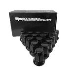 M10x1.25 (Black) Tapered Lug Nuts 16 Pack Compatible With Honda Yamaha Kawasaki Suzuki Polaris Can Am