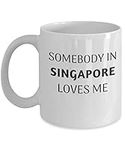 Singapore Coffee Mug Long Distance 