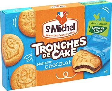 St Michel Tronche de Cake Moelleux au chocolat x6 en sachet individuel 175g