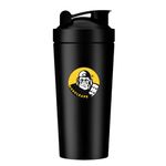 Muscleape Stainless Steel Shaker Bottles For Gym (Black) 100% Leakproof Guarantee, Ideal For Protein, Pre Workout, Bcaas & Water Bpa Free Material, 750 milliliter.