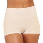 Spanx SPANXshape Everyday Shaping Boyshort - Comfortable Core Control Shapewear Underwear - Invisible Under Clothes - No-Show - Soft Nude - Medium