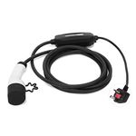 Level 2 EV Charger, 220V-240V 16Amp 16.4 Feet Charging Cable, Portable EVSE Home Electric Vehicle Charging Station, Rapid Charging for Electric Car Vehicle, with LCD Digital Display