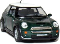 5 Mini Cooper S 1:28 Scale (Green) by Kinsmart