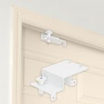 Child Proof Door Top Lock - Top Door Lock for Kids Safety Adjustable Lock Child Safety Top Lock (Stainless - 2Pack)