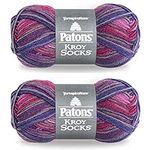 Patons Kroy Socks Yarn, 2-Pack, Pur