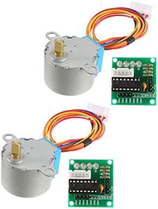 uxcell 2PCS DC 5V Micro Stepper Motor 28BYJ-48 with 5V ULN2003 Drive Test Module Board 5 Line 4 Phase