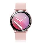 NEWorld [Pack of 2 Glossy Hydrogel Film [NOT Glass] Screen Protector for 4.0 cm Samsung Galaxy Watch 5 & 4 | Active 1 & 2 With Installation Kit, Edge to Edge Full Screen Coverage (40mm)