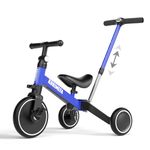 KORIMEFA 4 in 1 Toddler Balance Bike Kids Trike for 1 2 Year Old Boys Girls Trike with Parent Handle Kids Bike with Adjustable Seat and Detachable Pedal