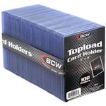 BCW 1-TLCH-100 3X4 Topload Card Holder - Standard