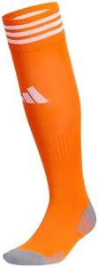 adidas Copa Zone Cushion 5.0 Over The Calf (OTC) Soccer Socks, Team Orange/White, Large