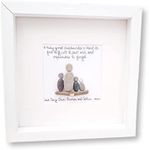 Childminder Gift Pebble Art Picture