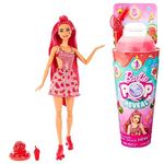 Barbie Pop Reveal Fruit Series Doll, Watermelon Crush Theme with 8 Surprises Including Pet & Accessories, Slime, Scent & Color Change, HNW43