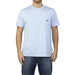 Nautica Men's V41050 T Shirt, Noon Blue, L UK