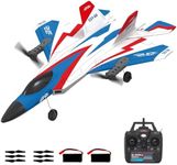 F-22 RC Plane 4 Channel Remote Control Airplane - RC Airplane for Beginners Adult with Aerobatic & Xpilot Stabilization System, Two Batteries - Remote Control Plane Gift for Kids