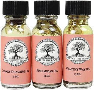 Money Oil Set by Art of The Root | with Wealthy Way, Money Drawing & King Midas Oils | Handmade with Herbs & Essential Oils | Wiccan Hoodoo Conjure Magick