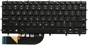 No Frame Backlight US Keyboard for Dell XPS 13 9343 9350 9360 Laptop, Dell Inspiron 13 7347 7348 7352, Dell Inspiron 15 7547 7548 Laptop