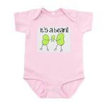 CafePress Baby Bean Infant Bodysuit Cute Infant Bodysuit Baby Romper