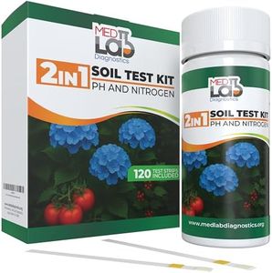 Soil Test Kit Strips for ph and Nitrogen Testing(120cnt)
