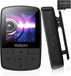 YOTON MP3 Player with Bluetooth 5.2, 32GB Large Storage, HiFi-Music, with Sports Clip, Independent Volume Botton, FM Radio, Earphones included