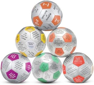 Trainers Warehouse Just for Fun Thumball Set with Free mesh Tote Bag | Team Building Activity for Energy & Engagement!| 32 x 6 Panels to Prompt Conversation (Just for Fun)