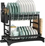 Dish Drying Rack 2 Tier Dish Draine