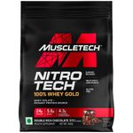 Muscletech Nitrotech 100% Whey Gold, 450g, Double Rich Chocolate, Primary Source- Whey Protein Isolate, 24G OF PURE PROTEIN FOR ENHANCED LEAN MUSCLE, STRENGTH AND RECOVERY, Gluten Free, Vegetarian