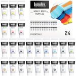 Liquitex Professional Heavy Body Acrylic Paint, 24 x 22ml (Essentials Set)