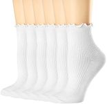 Mcool Mary Women's Ruffle Socks,Tur