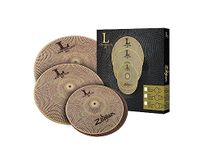 Zildjian L80 Series Low Volume 3 Cymbal Box Set - 14 Inch Hi-Hats, 16 Inch Crash, 18 Inch Crash/Ride