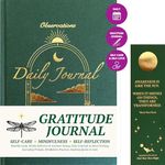 Gratitude Journal for Women & Men - Daily Mental Health Journal for Self Love, Mindfulness, Manifestation | Self Care & Spiritual Birthday Gift for Women | Guided Journal with Prompts (Forest Green & Gold Foil)