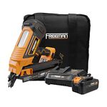 Freeman PE20V3490 20 Volt Cordless and Brushless 34 Degree 3-1/2" Framing Nailer Kit with Lithium Ion Battery, Charger, and Bag – 750 Shots per Charge