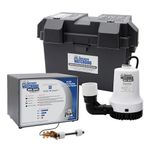 Glentronics BWD12-120C 2200-Gallons Per Hour Basement Watchdog Big Dog Battery Back-Up Sump Pump System