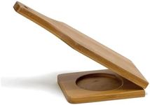 IMUSA BAM-10007 Jumbo Tostonera, Natural - Bamboo Pataconera Tortilla Quesadilla Maker Flour Dough Press for Quesadillas Tortillas Indian Roti Tostones Patacones