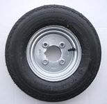 4.80/4.00 x 8 inch trailer wheel and tyre with 6 ply tyre and 4 inch PCD (NOT SUITABLE FOR ERDE TRAILERS) Pt no. LMX298