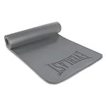 Everlast 10mm Exercise Mat - High-Density, Comfortable, Non-Slip, Latex-Free, Portable, Eco-Friendly - Great for Home Gym, Yoga, Pilates, Stretching, Aerobics, Fitness