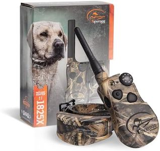 SportDOG Brand WetlandHunter 1825X Camouflage Remote Trainer - Rechargeable Dog Training Collar with Shock, Vibrate, and Tone - 1 Mile Range - SD-1825XCAMO