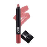 Nykaa Matte-illicious Lip Crayon Lipstick with Free Sharpener - Lacy Luck 10