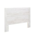 Prepac Rustic Ridge Farmhouse Headboard, Queen (U.S. Standard), Washed White