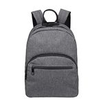 FIREDOG Mini Smell Proof Backpack with Lock for Men Women Travel, Grey, 1 Count (Pack of 1), Traveling