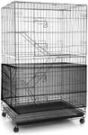 Shappy Large Bird Cage Net, Bird Cage Seed Catcher, Adjustable Soft Airy Mesh Net, Birdcage Skirt Guard for Parrot Parakeet Macaw Round Square Cages(118 x 15 Inch/ 300 x 37 cm,Black)