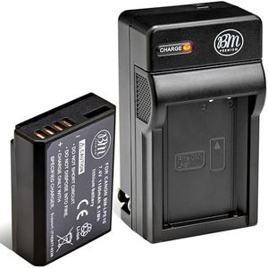 BM Premium LP-E10 Battery and Charger Kit for Canon EOS Rebel T3, T5, T6, T7, T100, Kiss X50, Kiss X70, EOS 1100D, EOS 1200D, EOS 1300D, EOS 2000D, EOS 4000D Digital Camera