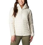 Columbia Women's Silver Falls Hooded Jacket, Hooded Puffer Jacket, Chalk, Size M