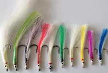 BestCity Fly Fishing Saltwater Sandeels Mixed Colour Selection Pack Of 10 Sizes 2/0,2 & 4